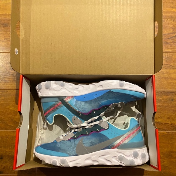 Nike Element React Royal Tint - Size 10 - Picture 2 of 9